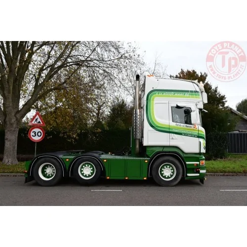 Scania R500 Topline met 5-assige D-tec oplegger met 2x20ft. reefer container Patrick v.d. Hoeven TEKNO 85208 TEKNO