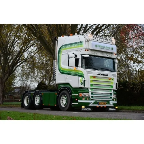 Scania R500 Topline met 5-assige D-tec oplegger met 2x20ft. reefer container Patrick v.d. Hoeven TEKNO 85208 TEKNO
