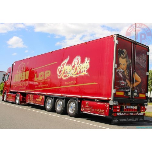Scania Next Gen S-Highline with 3-Axle Refrigerated Trailer Jens Bode TEKNO 88845 TEKNO