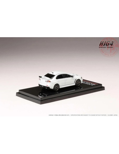 Mitsubishi Lancer Evolution X EDIZIONE FINALE con display motore BIANCO 1/64 HJ642053AWP ALTRE MARCHE Mitsubishi Lancer Evolution X EDIZIONE FINALE con display motore BIANCO 1/64 HJ642053AWP ALTRE MARCHE