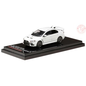 Mitsubishi Lancer Evolution X EDIZIONE FINALE con display motore BIANCO 1/64 HJ642053AWP ALTRE MARCHE