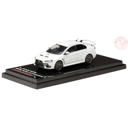 Mitsubishi Lancer Evolution X EDIZIONE FINALE con display motore BIANCO 1/64 HJ642053AWP ALTRE MARCHE