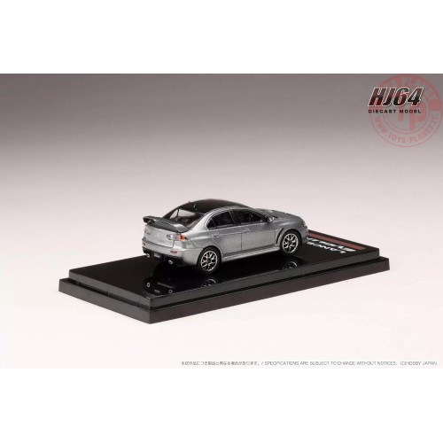 LANCER EVOLUTION X FINAL EDITION con display motore grigio 1/64 HJ642053CGM ALTRE MARCHE