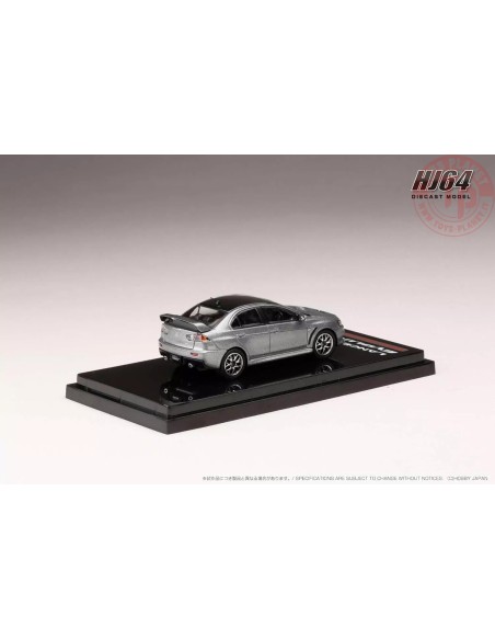 LANCER EVOLUTION X FINAL EDITION con display motore grigio 1/64 HJ642053CGM ALTRE MARCHE LANCER EVOLUTION X FINAL EDITION con display motore grigio 1/64 HJ642053CGM ALTRE MARCHE
