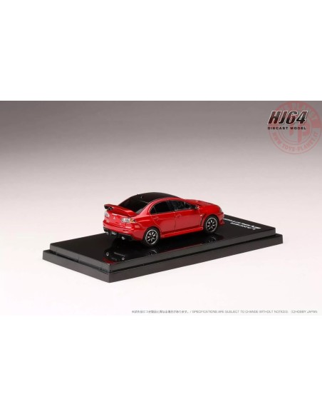 Lancer Evolution X EDIZIONE FINALE con display motore rosso 1/64 HJ642053CR ALTRE MARCHE Lancer Evolution X EDIZIONE FINALE con display motore rosso 1/64 HJ642053CR ALTRE MARCHE