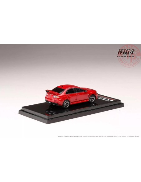 LANCER EVOLUTION X FINAL EDITION con display motore rosso 1/64 HJ642053AR ALTRE MARCHE