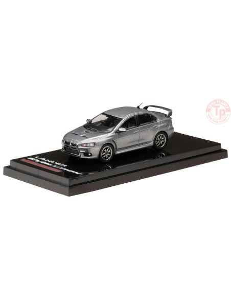 Mitsubishi Lancer Evolution X EDIZIONE FINALE con display motore Grigio 1/64 HJ642053AGM ALTRE MARCHE