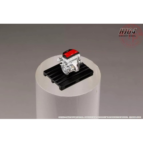 Mitsubishi LANCER EVOLUTION X FINAL EDITION con display motore blu 1/64 HJ642053ABL ALTRE MARCHE