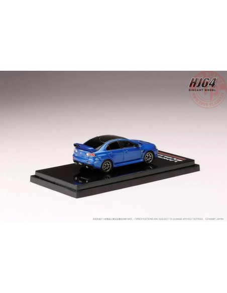 LANCER EVOLUTION X FINAL EDITION con display motore blu 1/64 HJ642053CBL ALTRE MARCHE LANCER EVOLUTION X FINAL EDITION con display motore blu 1/64 HJ642053CBL ALTRE MARCHE