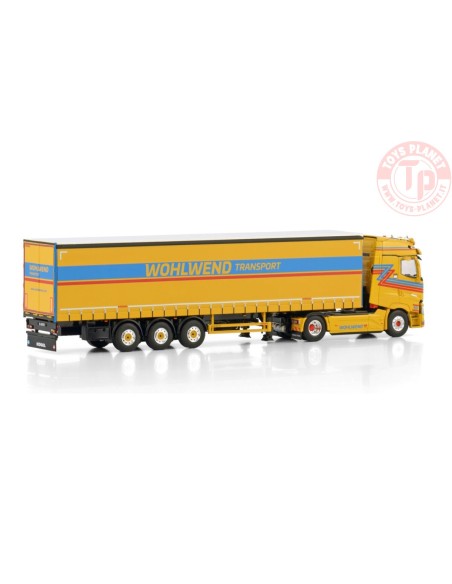 RENAULT TRUCKS T HIGH 4X2 CURTAINSIDE TRAILER - 3 AXLE WOHLWEND WSI 01-4432 WSI MODELS