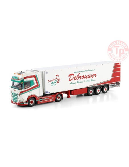 DAF XG+ 4X2 REEFER TRAILER - 3 AXLE Transport Debrouwer WSI 01-4530 WSI MODELS