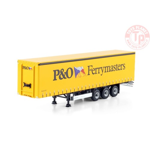 CURTAINSIDE TRAILER - 3 AXLE P&O Ferrymasters WSI 04-2210 WSI MODELS