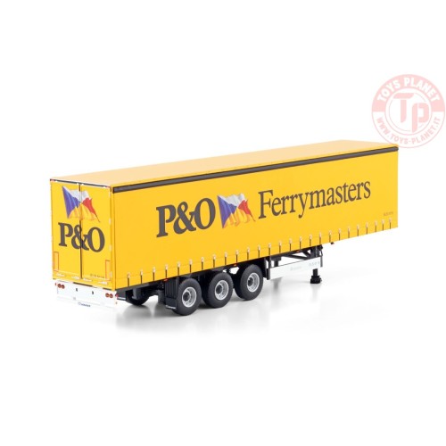 CURTAINSIDE TRAILER - 3 AXLE P&O Ferrymasters WSI 04-2210 WSI MODELS