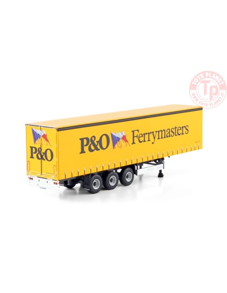 CURTAINSIDE TRAILER - 3 AXLE P&O Ferrymasters WSI 04-2210 WSI MODELS