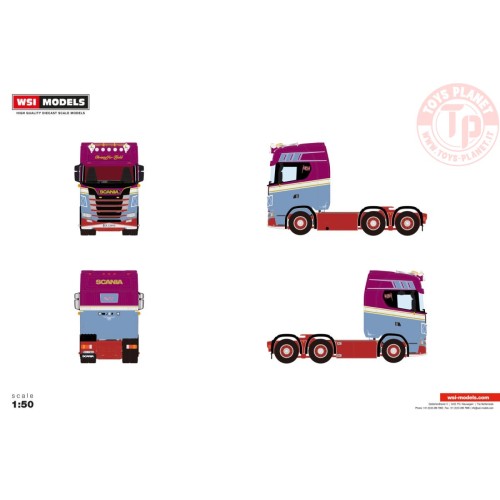 SCANIA S HIGHLINE CS20H 6X2 TAG AXLE Christoffer Fjeld WSI 01-4818 WSI MODELS