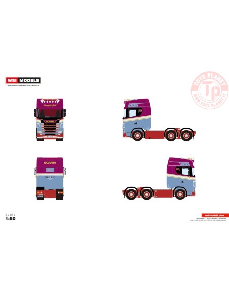 SCANIA S HIGHLINE CS20H 6X2 TAG AXLE Christoffer Fjeld WSI 01-4818 WSI MODELS SCANIA S HIGHLINE CS20H 6X2 TAG AXLE Christoffer Fjeld WSI 01-4818 WSI MODELS