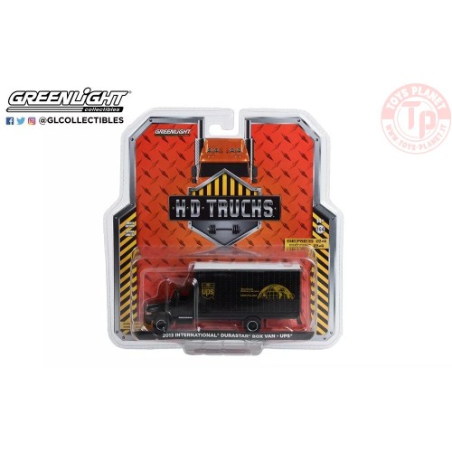 2013 INTERNATIONAL DURASTAR BOX VAN UPS 1/64 GREENLIGHT 33240B GREENLIGHT