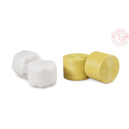 2 Balle rotonde 2 fasciate BRUDER 02345 BRUDER