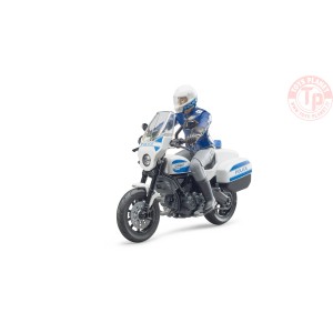 Ducati Scrambler bworld Moto della polizia BRUDER 62731 BRUDER