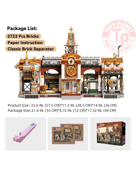Stazione Ferroviaria Steam Punk PAN85007 PANTASY Stazione Ferroviaria Steam Punk PAN85007 PANTASY