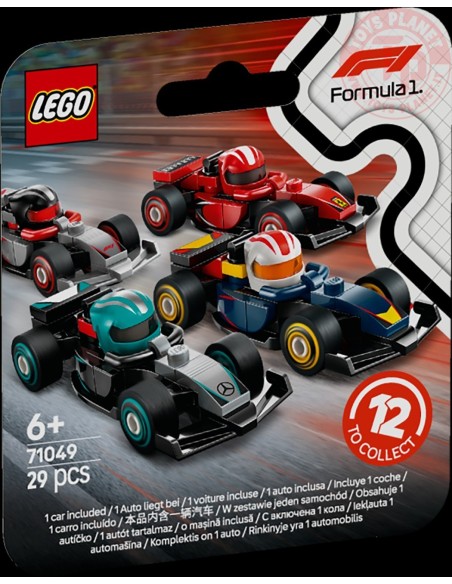 Serie Completa 12 pezzi Lego minifigures Monoposto di F1 da collezione LEGO MINIFIGURES 71049 LEGO