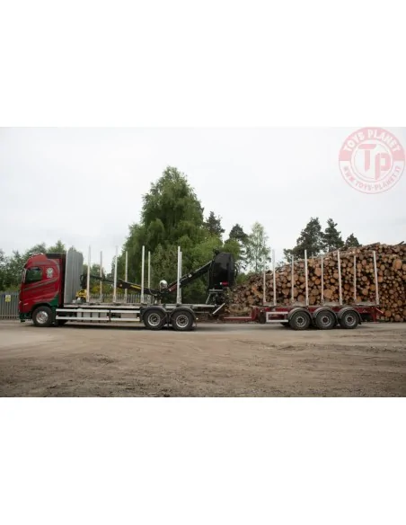 Volvo FH05 Globetrotter met 3-assige houtwagen S & D.E Robertson TEKNO 85393 TEKNO Volvo FH05 Globetrotter met 3-assige houtwagen S & D.E Robertson TEKNO 85393 TEKNO