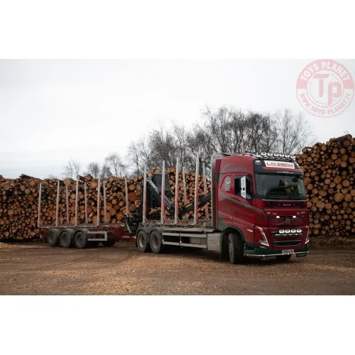 Volvo FH05 Globetrotter met 3-assige houtwagen S & D.E Robertson TEKNO 85393 TEKNO