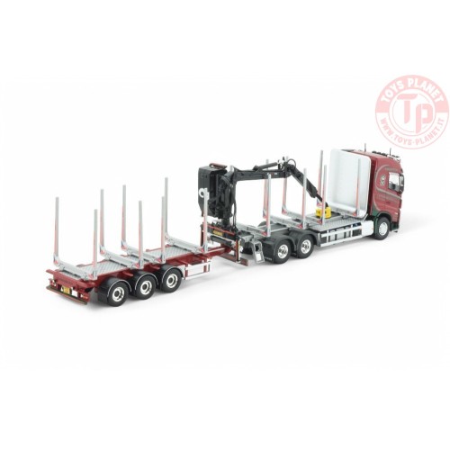 Volvo FH05 Globetrotter met 3-assige houtwagen S & D.E Robertson TEKNO 85393 TEKNO