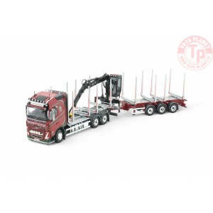Volvo FH05 Globetrotter met 3-assige houtwagen S & D.E Robertson TEKNO 85393 TEKNO