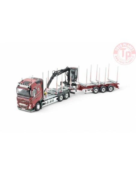 Volvo FH05 Globetrotter met 3-assige houtwagen S & D.E Robertson TEKNO 85393 TEKNO