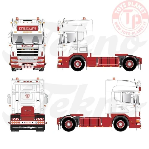 Scania 4-serie Topline 4x2 Verschaeve TEKNO 86837 TEKNO