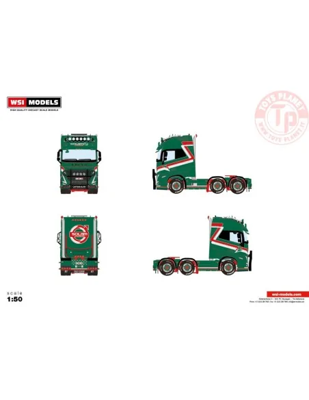 VOLVO FH5 GLOBETROTTER XL 6X2 TWIN STEER SOLAM WSI 01-4564 WSI MODELS VOLVO FH5 GLOBETROTTER XL 6X2 TWIN STEER SOLAM WSI 01-4564 WSI MODELS