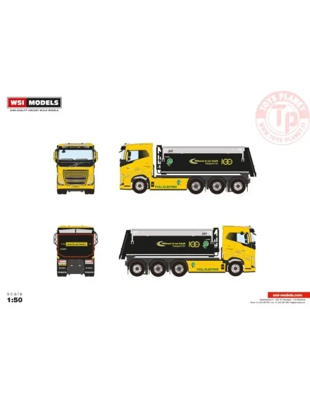 VOLVO FH5 SLEEPER CAB ELECTRIC 8X4 TIPPER TRUCK MILLENAAR EN VAN SCHAIK TRANSPORT WSI 01-4603 WSI MODELS VOLVO FH5 SLEEPER CAB ELECTRIC 8X4 TIPPER TRUCK MILLENAAR EN VAN SCHAIK TRANSPORT WSI 01-4603 WSI MODELS