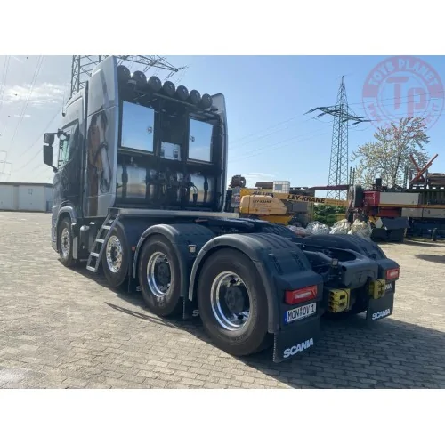 SCANIA R HIGHLINE CR20H 8X4 EURO PX LOW LOADER - 3 AXLE ESSER SCHWERTRANSPORTE WSI 01-4570 WSI MODELS