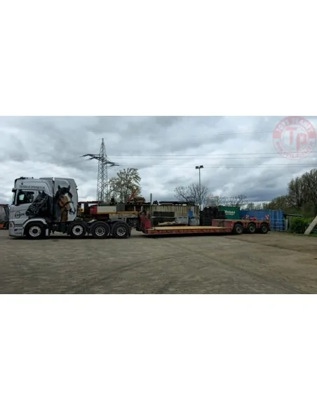 SCANIA R HIGHLINE CR20H 8X4 EURO PX LOW LOADER - 3 AXLE ESSER SCHWERTRANSPORTE WSI 01-4570 WSI MODELS