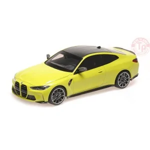 BMW M4 COUPE YELLOW 2020 1:18 MINICHAMPS 155020120 MINICHAMPS
