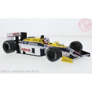 Williams FW11 No.5 Canon Brasil GP 1986 N. Mansell - 1:18 MCG 18627F MODEL CAR GROUP