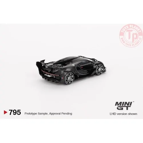 BUGATTI VISION GRAN TURISMO BLACK 2015 1:64 MGT00795-L MINI GT