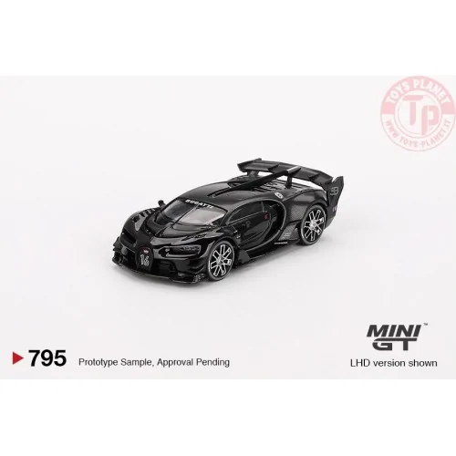 BUGATTI VISION GRAN TURISMO BLACK 2015 1:64 MGT00795-L MINI GT