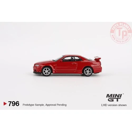NISSAN SKYLINE GT-R R34 VSPEC ACTIVE RED 1999 1:64 MGT00796-R MINI GT