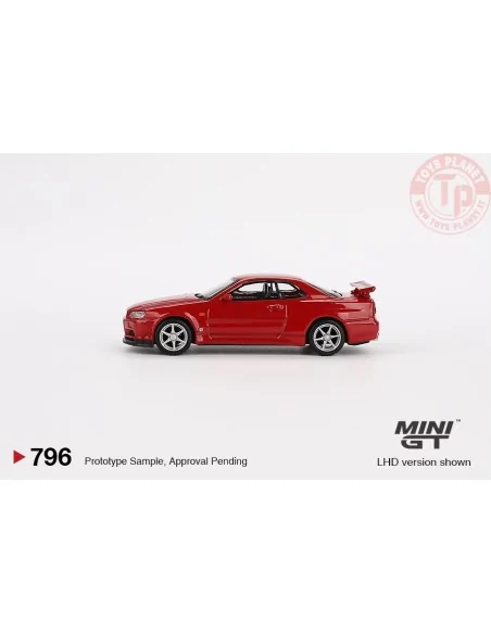 NISSAN SKYLINE GT-R R34 VSPEC ACTIVE RED 1999 1:64 MGT00796-R MINI GT
