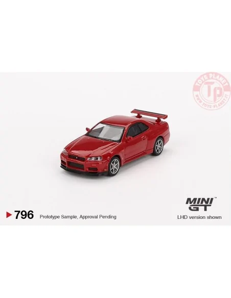 NISSAN SKYLINE GT-R R34 VSPEC ACTIVE RED 1999 1:64 MGT00796-R MINI GT