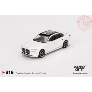 BMW I7 XDRIVE60 MINERAL WHITE 2024 1:64 MGT00819-L Mini Gt