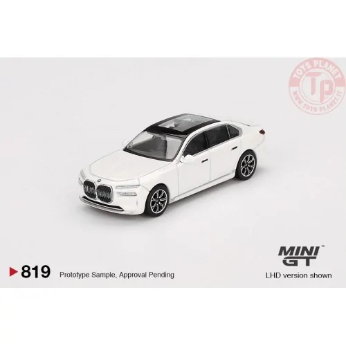 BMW I7 XDRIVE60 MINERAL WHITE 2024 1:64 MGT00819-L Mini Gt