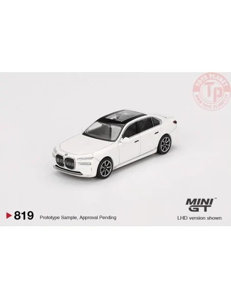 BMW I7 XDRIVE60 MINERAL WHITE 2024 1:64 MGT00819-L Mini Gt