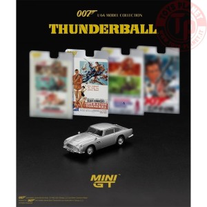 ASTON MARTIN DB5 THUNDERBALL FRENCH BLISTER PACKAGING 1965 1:64 MGT00901-007F MINI GT