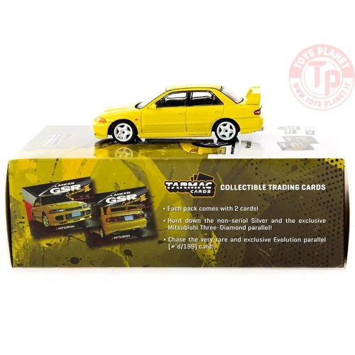 MITSUBISHI LANCER GSR EVO III 1:64 T64G-050-YL TARMAC WORKS