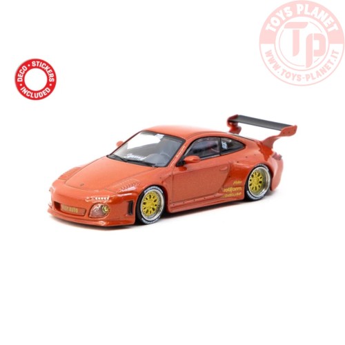 Old e New Porsche 997 Red Metallic 1:64 T64R-TL053-REM TARMAC WORKS