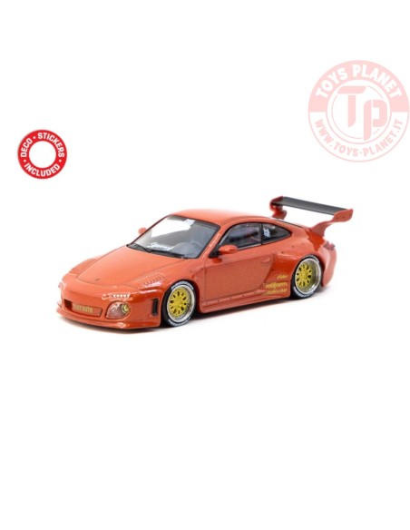 Old e New Porsche 997 Red Metallic 1:64 T64R-TL053-REM TARMAC WORKS
