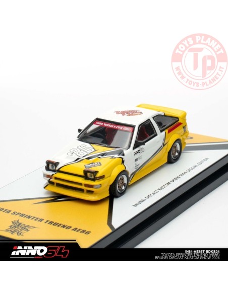 Toyota Sprinter Trueno AE86 Brunei Diecast Kustom Show 2024 1/64 IN64-AE86T-BDKS24 INNO MODELS